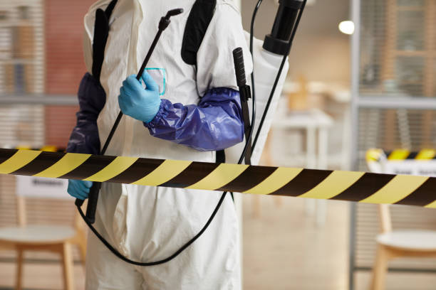 Professional Biohazard Cleanup technician working in Tobias, NE
